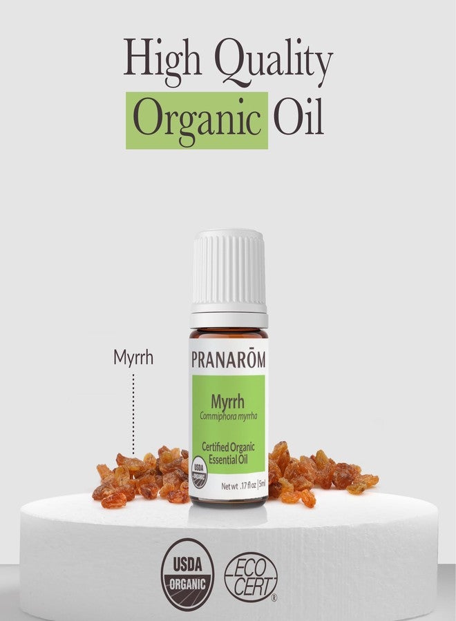 براناروم - زيت المر العطري (5 مل) - زيت عطري طبيعي نقي 100% ذو جودة علاجية للعناية بالبشرة ودعم الجهاز التنفسي | عضوي معتمد من وزارة الزراعة الأمريكية و ECOCERT - Image 4